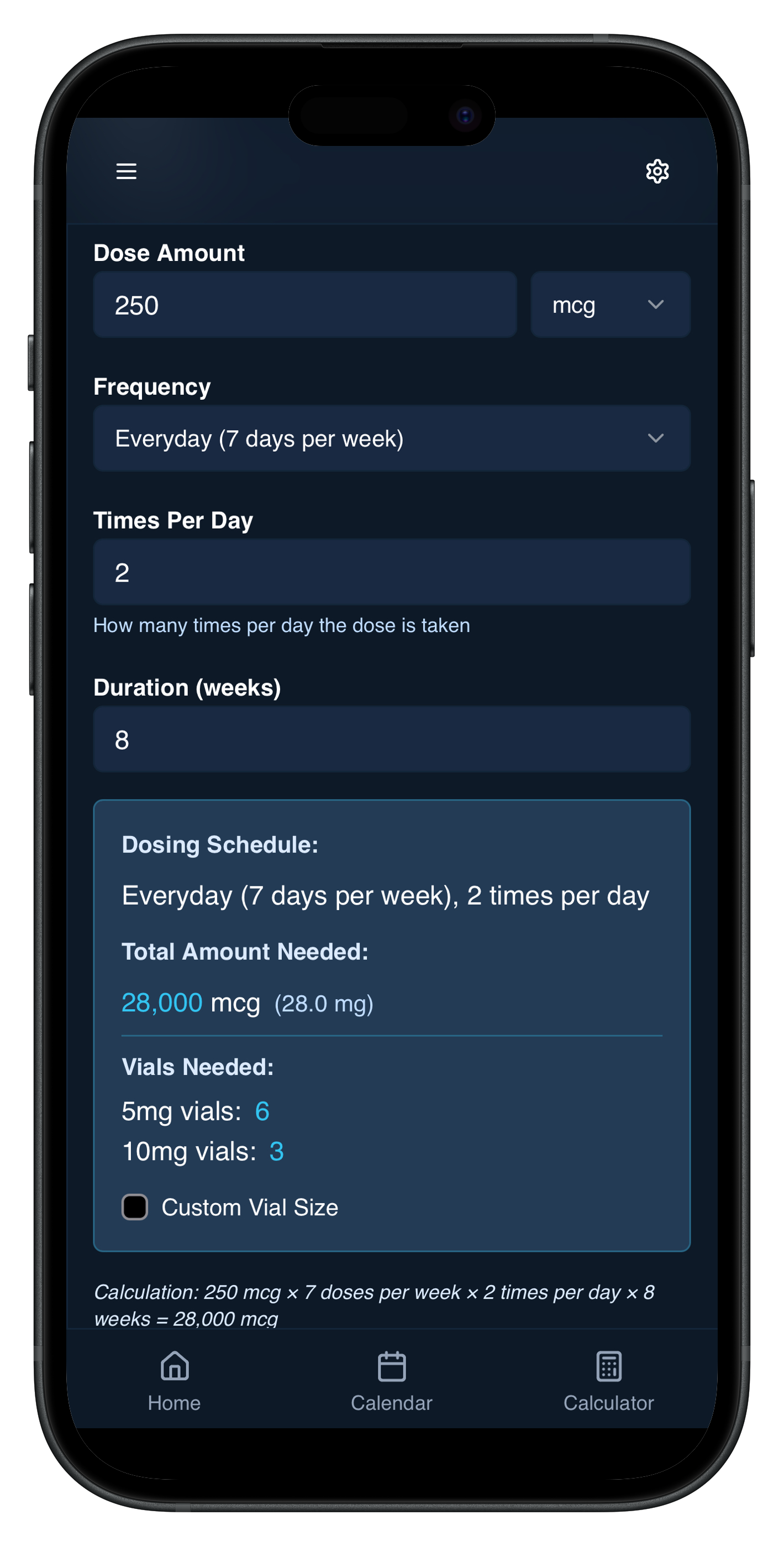 Order Calculator